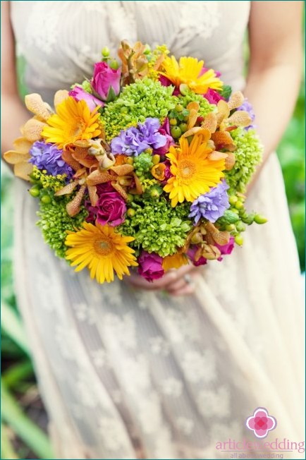 Bouquet di fiori da giardino