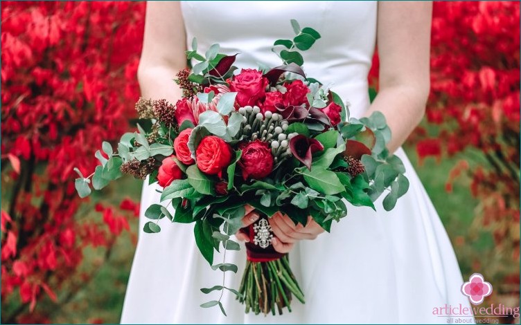 Blumenstrauß und der perfekte Look