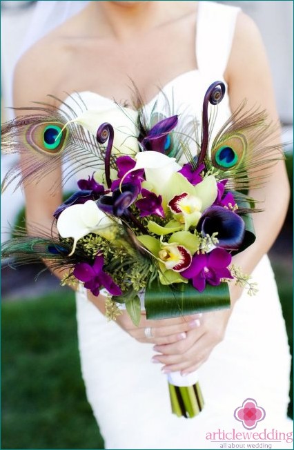 Bouquet of feathers