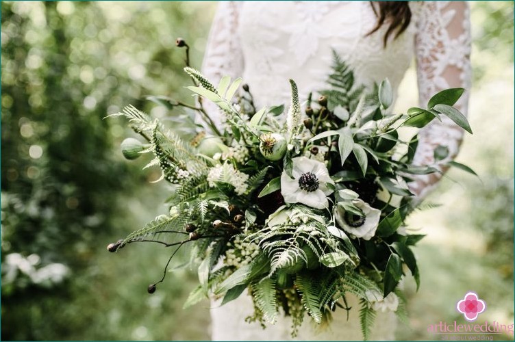 Bouquet delicado no estilo de um nerd