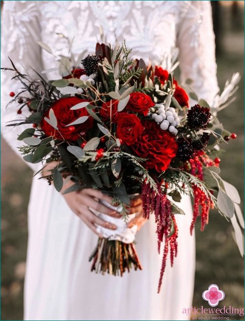 Bouquet d'hiver lumineux