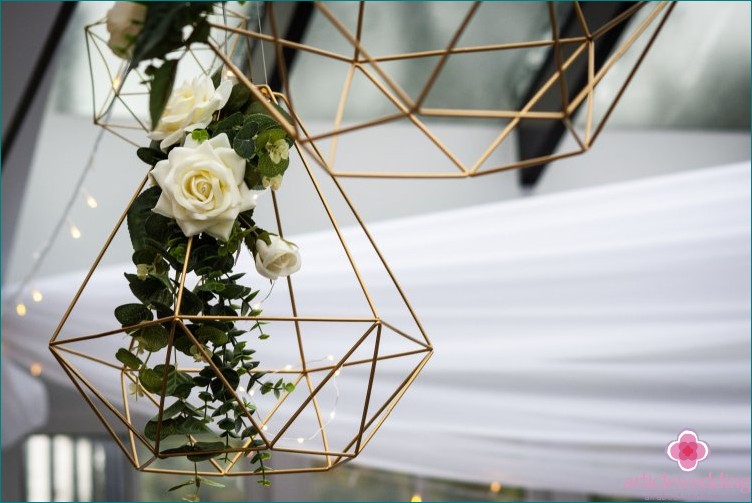 Geometric Wedding Details